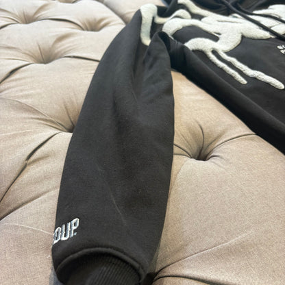 Geedup Handstyle Hoodie 'Black Baby Blue' (Second hand)