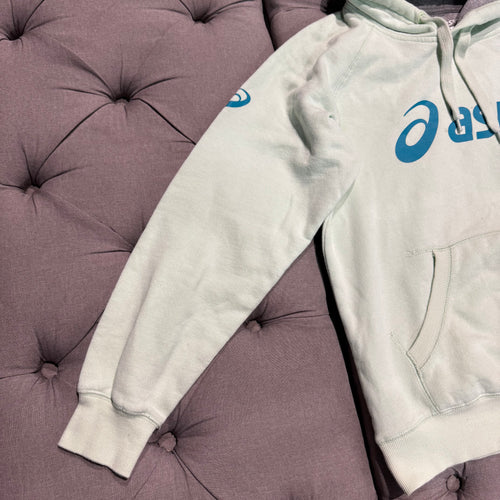 Asics Front Logo Hoodie 'Teal' (Second hand)