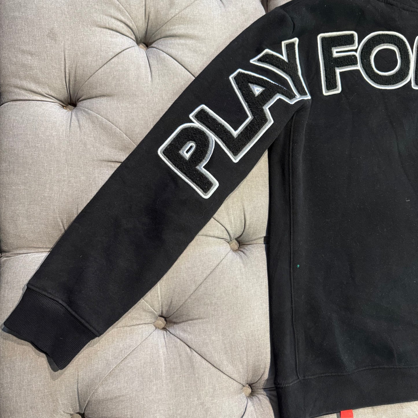 Geedup Play For Keeps Hoodie 'Black Black White' (Second hand)
