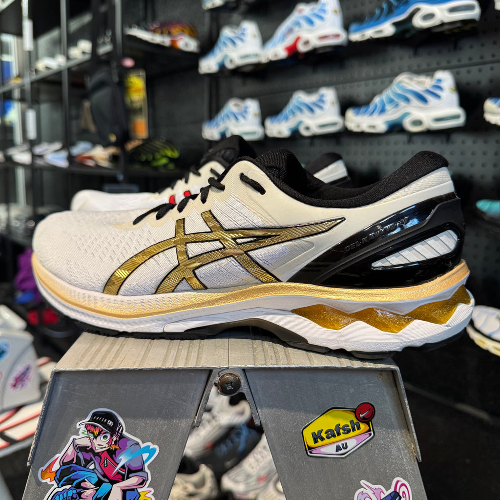 Asics Gel Kayano 27 'White Golden Red' (Second hand)