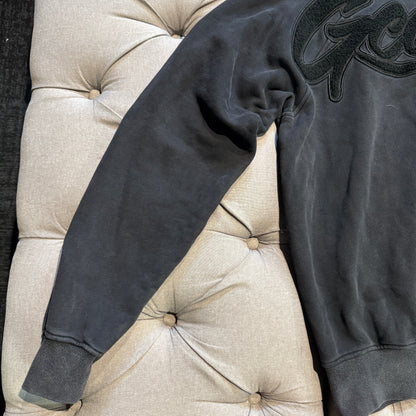 Geedup Script Back Logo Hoodie 'Washed Black' (Second hand)