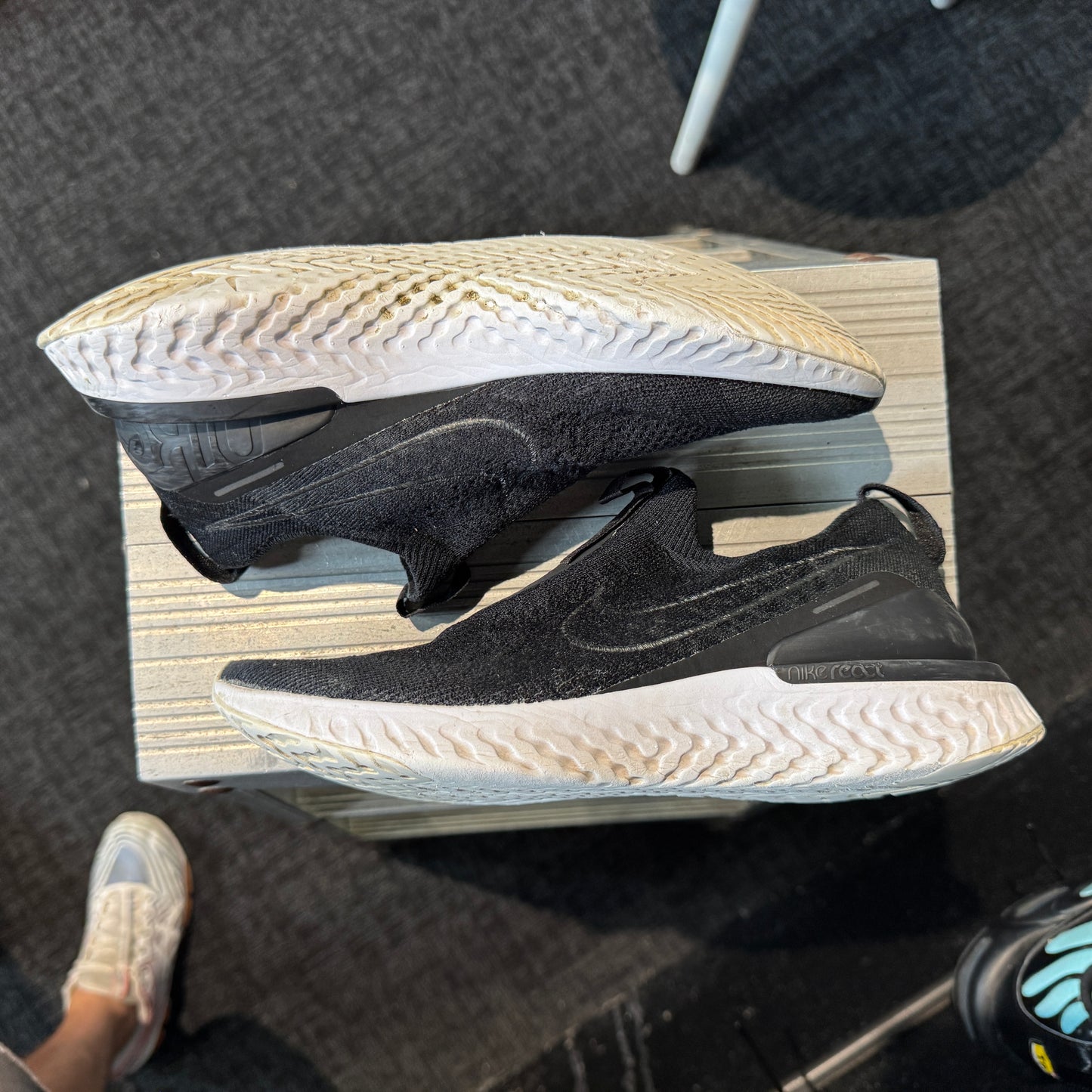 Nike React Phantom Run Flyknit V1 'Black White' (Second hand)
