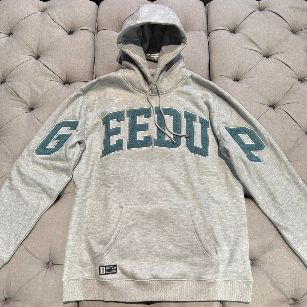 Geedup Team Logo Hoodie 'Grey Teal' (Brand New)
