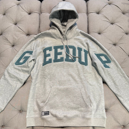 Geedup Team Logo Hoodie 'Grey Teal' (Brand New)