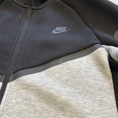 Nike Tech Fleece Hoodie 'Grey Black' (Second hand)