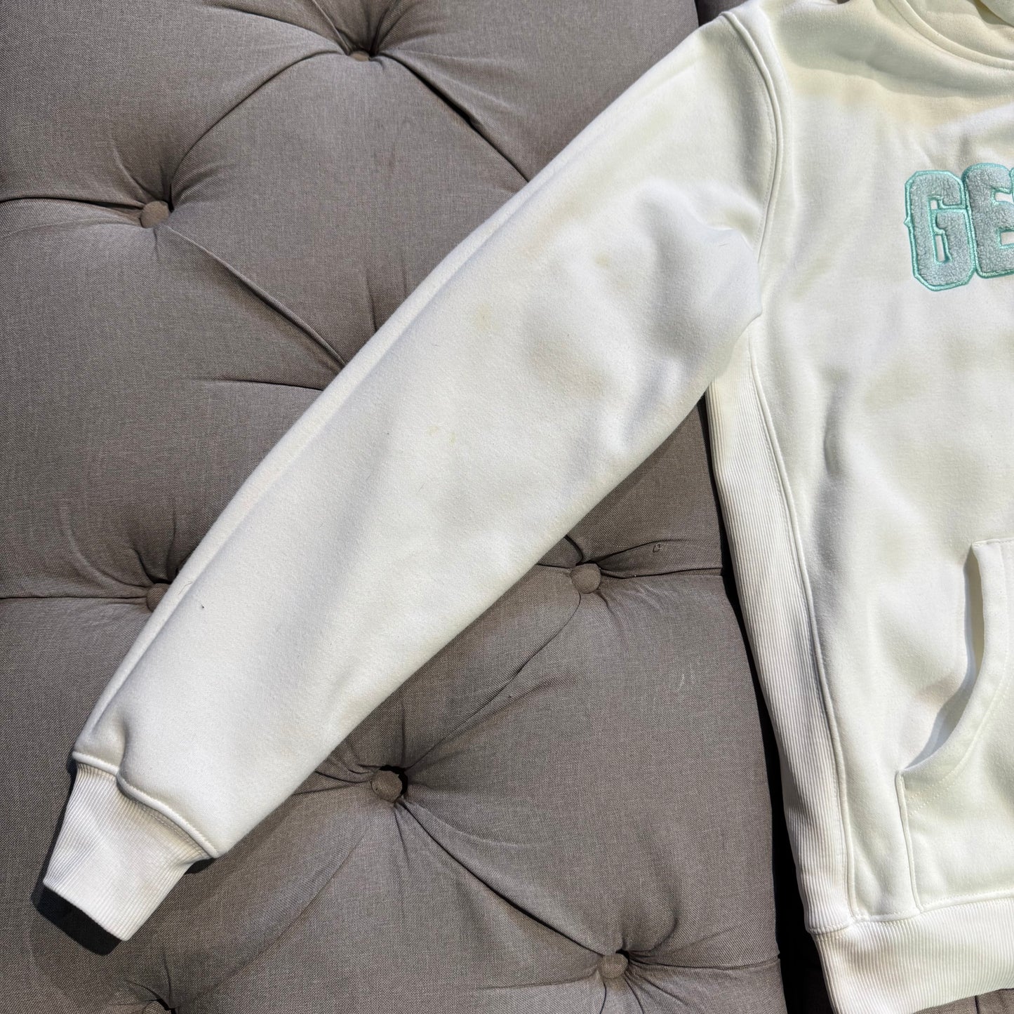 Geedup Play For Keeps Hoodie 'Bone Teal' (Second hand)