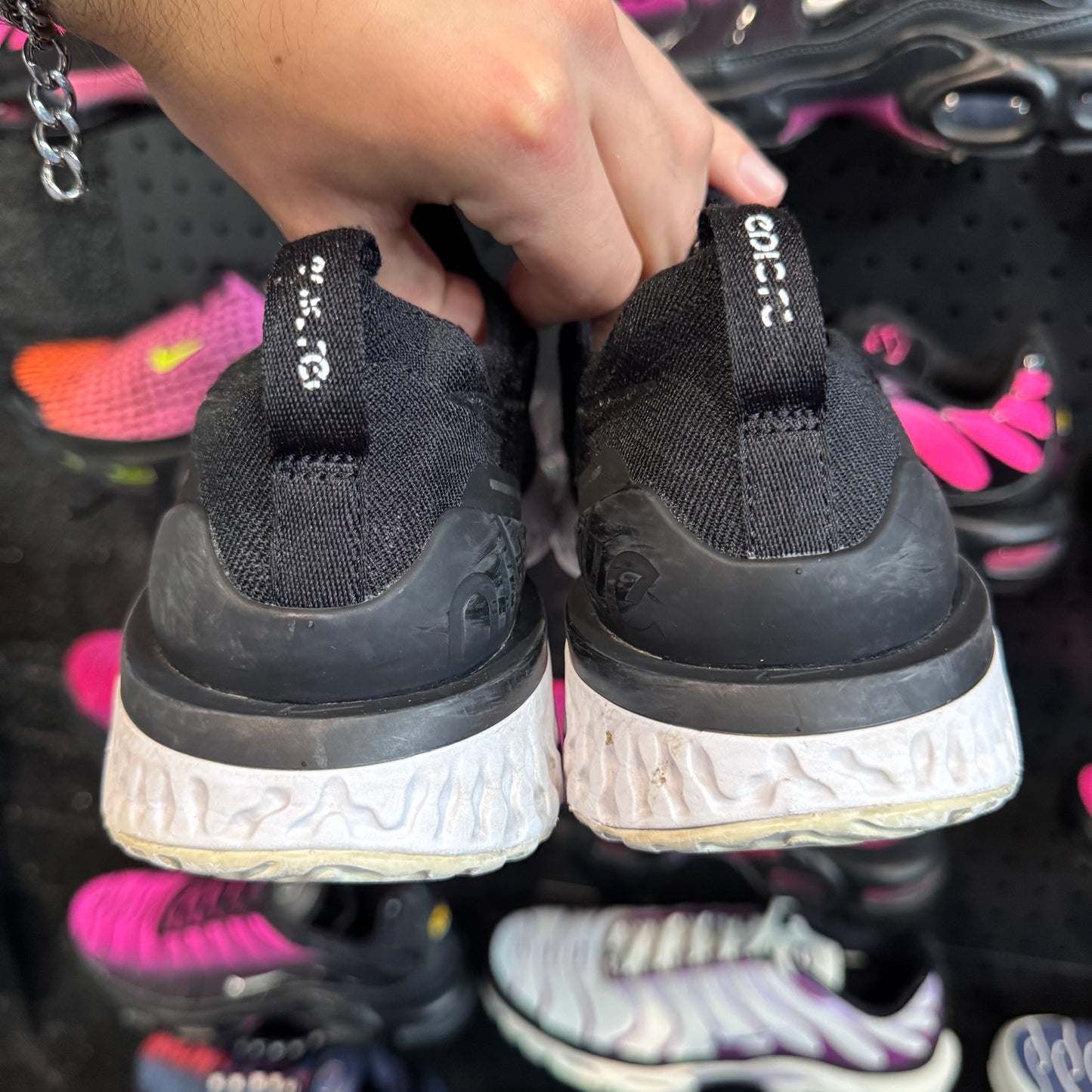 Nike React Phantom Run Flyknit V1 'Black White' (Second hand)