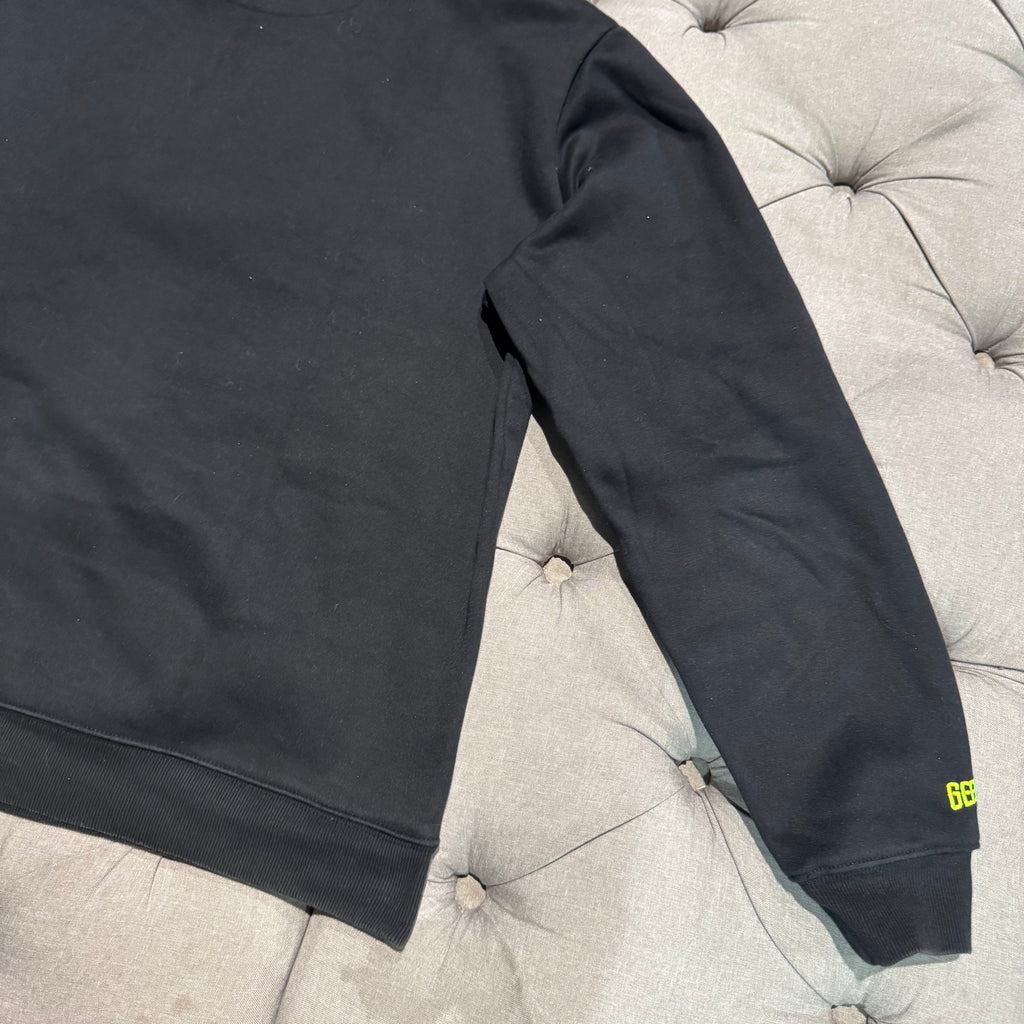 Geedup Handstyle Hoodie 'Black Hyper Yellow' (Second hand)