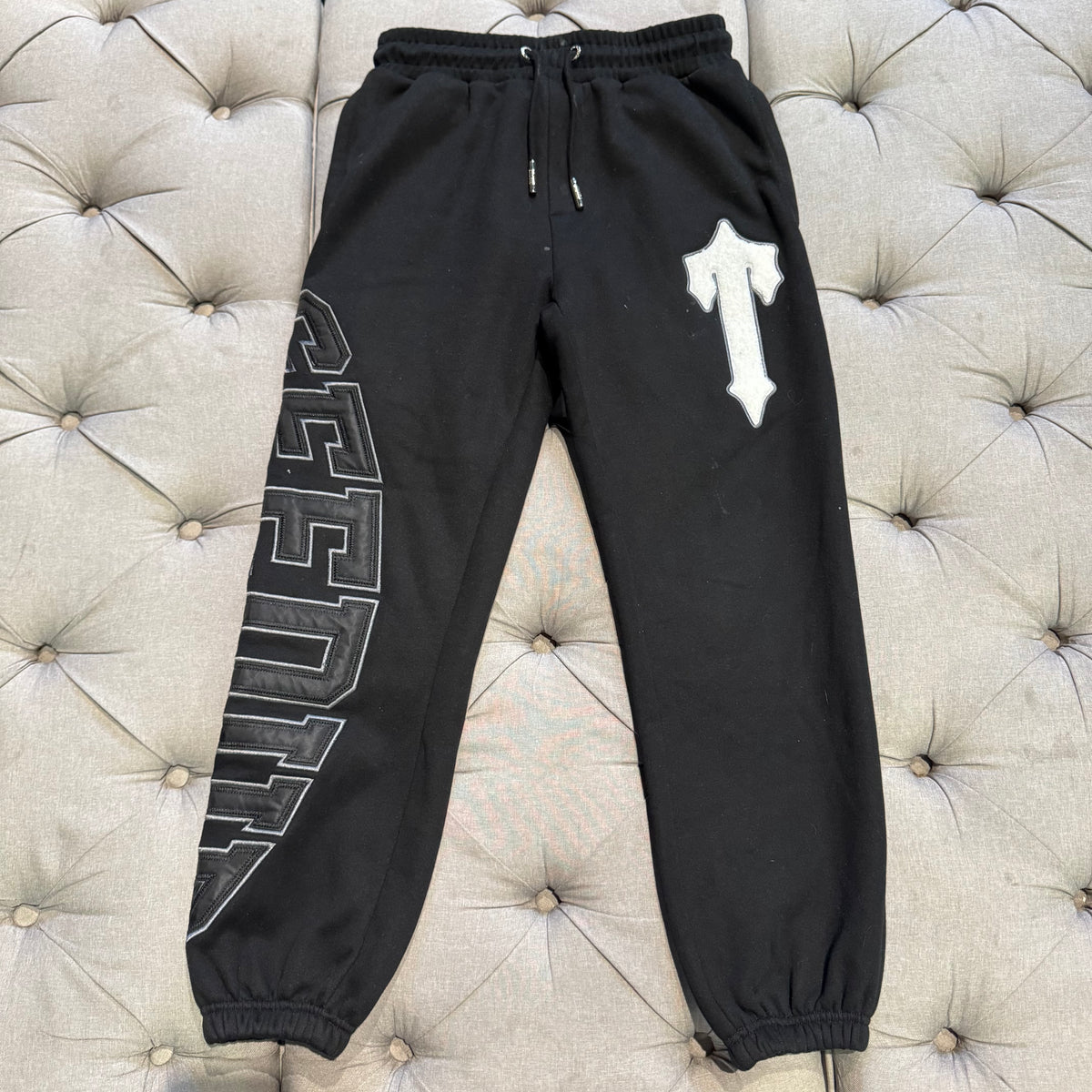 Geedup X Trapstar Team Logo Track Pants 'Black' (Second hand)