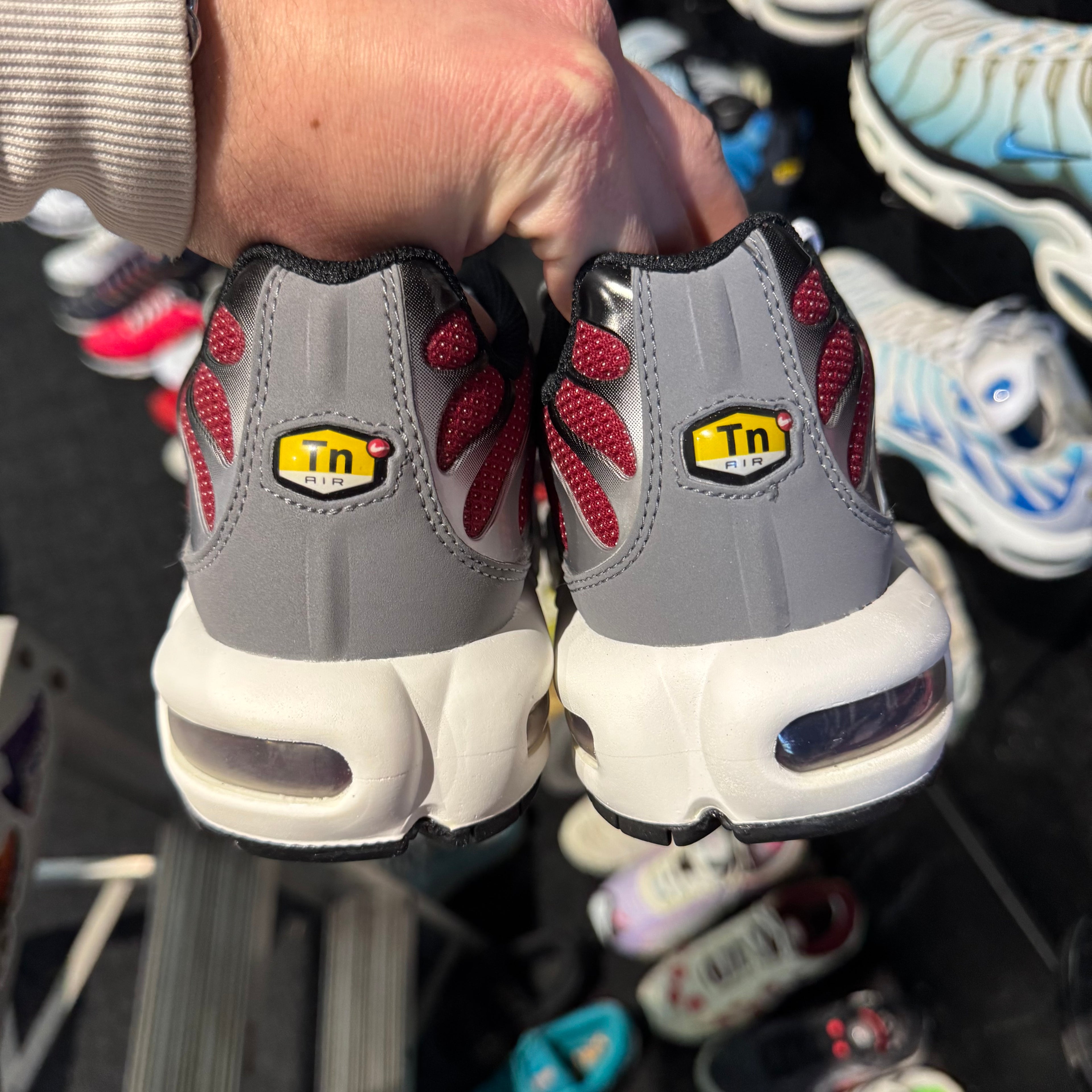 Nike Air Max Plus TN 2022 'Burgundy Team Red Cool Grey' (Brand New)