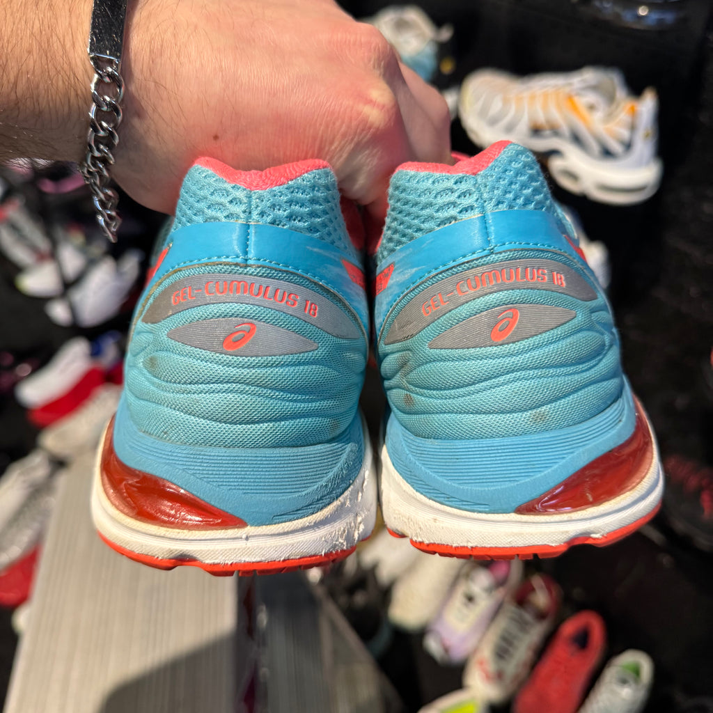 Asics Gel Quantum Cumulus 18 'Sky Blue Neon Peach' (Second hand)