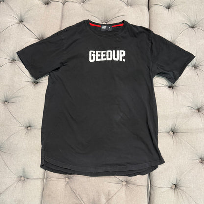 Geedup Always Neighbourhood T-shirt 'Black White' (Second hand)