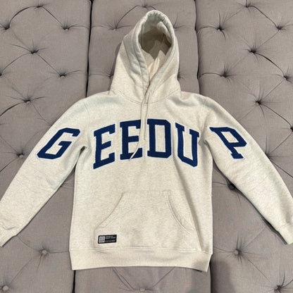 Geedup Team Logo Hoodie 'Marle Cream Blue' (Second hand)