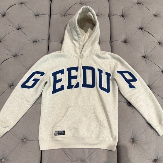 Geedup Team Logo Hoodie 'Marle Cream Blue' (Second hand)