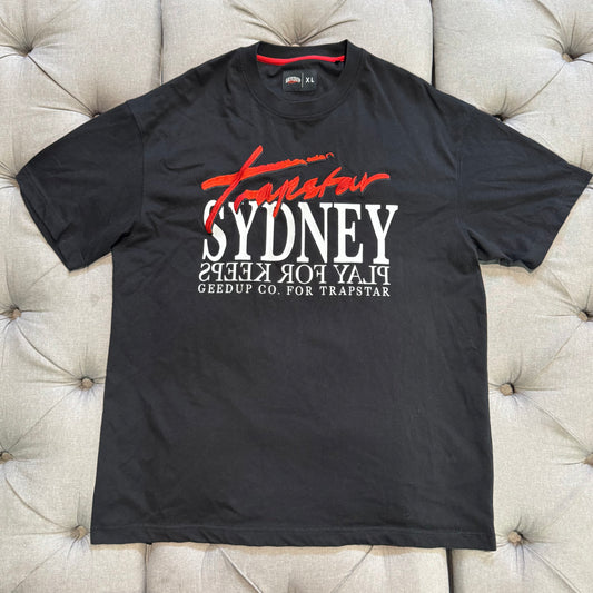 Geedup X Trapstar Sydney PFK T Shirt 'Black' (Second hand)