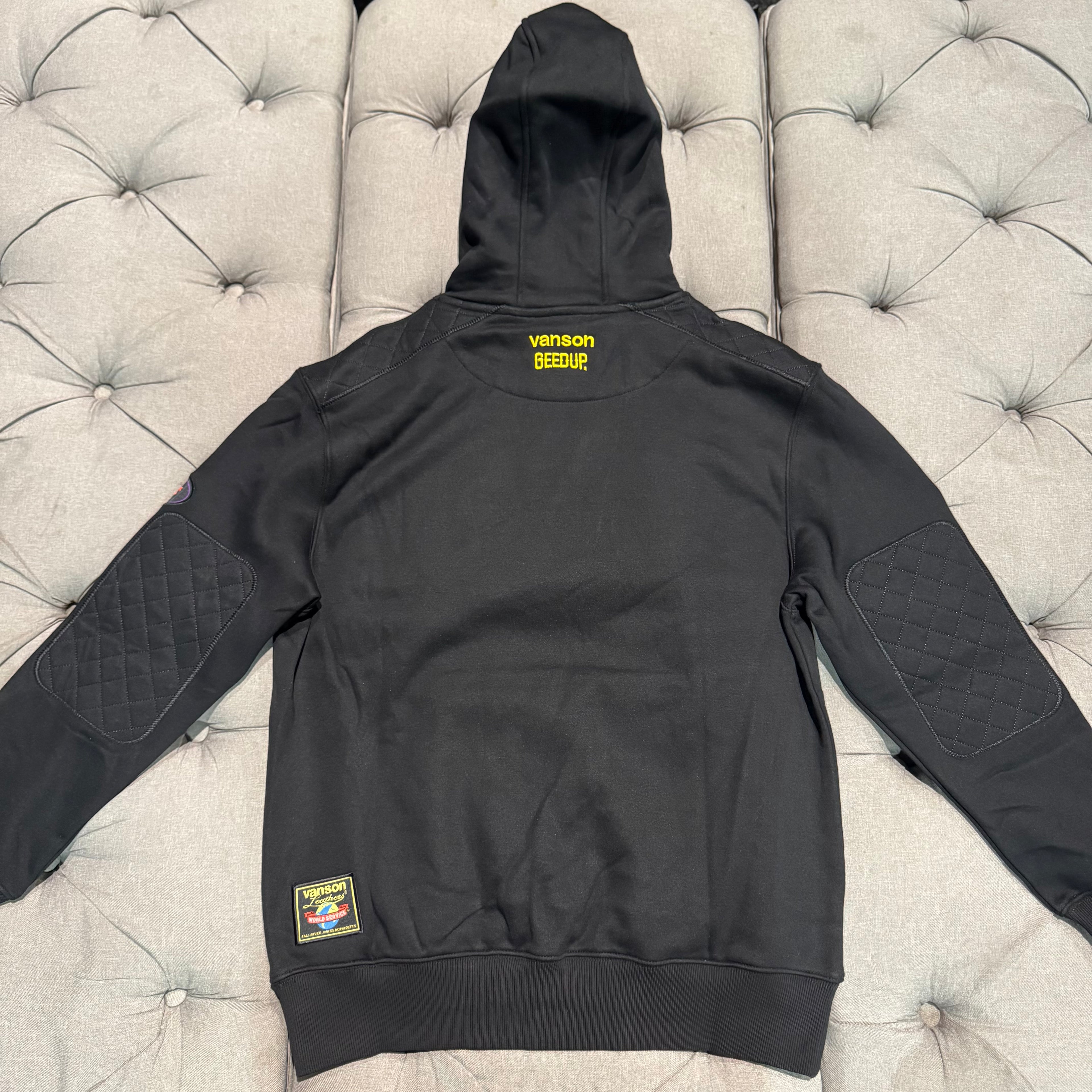 Geedup Team Logo X Vanson Hoodie 'Black' (Brand New)