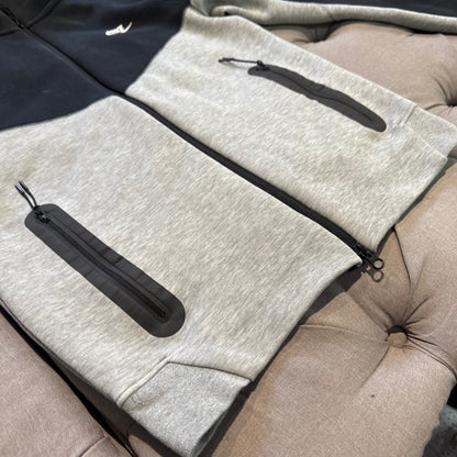 Nike Tech Fleece Jacket 'Grey Black' (Second hand)
