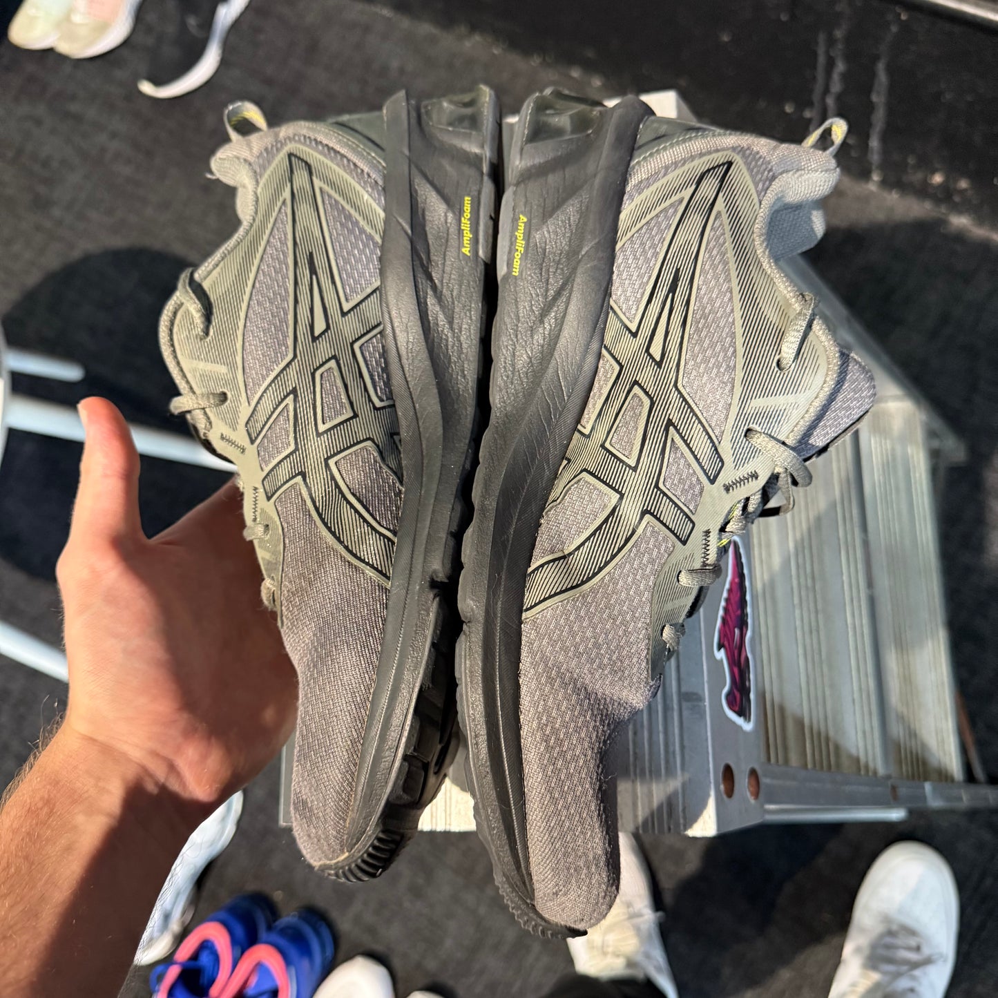 Asics Gel-Quantum 90 IV 'Grey Yellow' (Second hand)