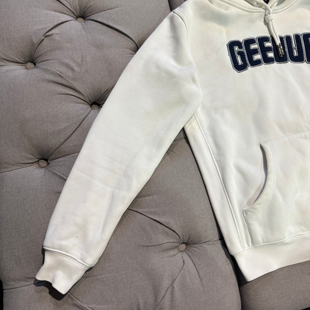 Geedup Play For Keeps Hoodie 'White Navy' (Second hand)