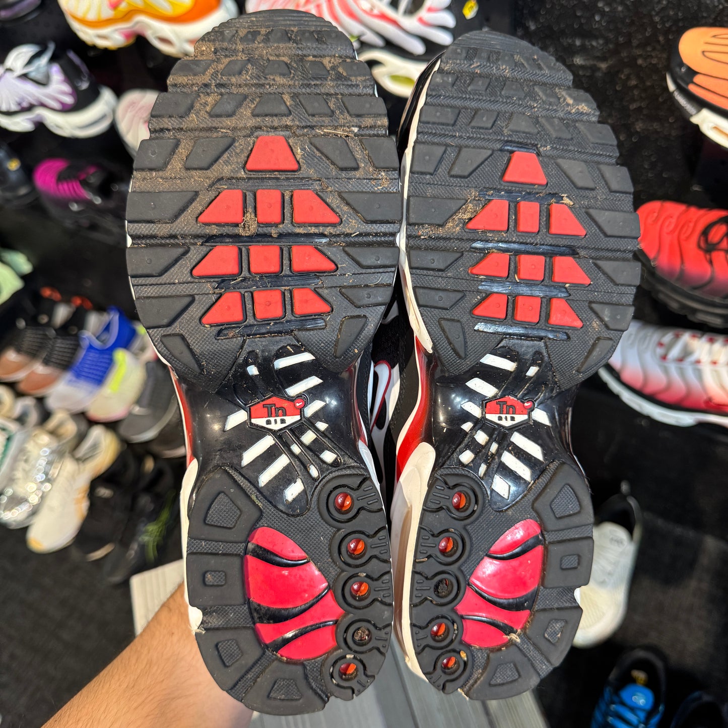 Nike Air Max Plus 'TN' Black White University Red (Second hand)