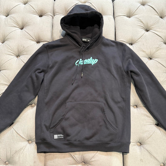 Geedup Script Logo Hoodie 'Navy Green' (Second hand)