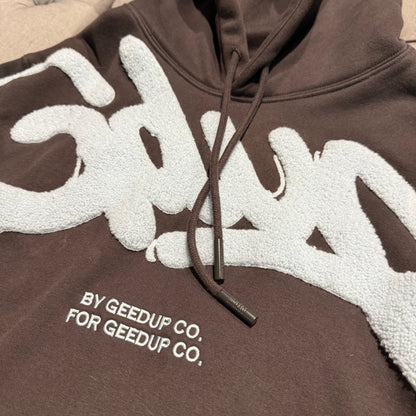 Geedup Handstyle Hoodie 'Graphite Pale Blue' (Second hand)