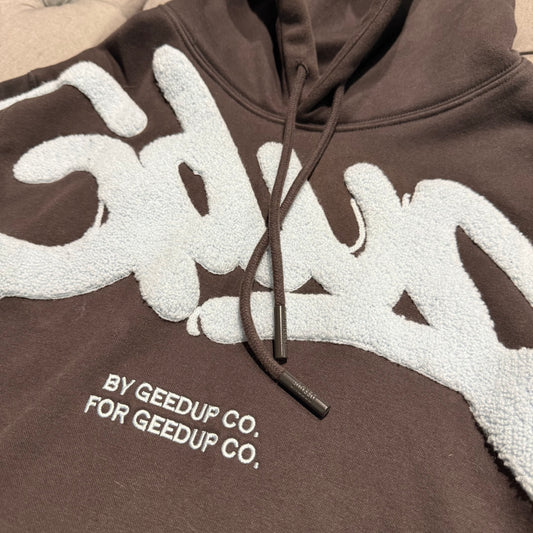 Geedup Handstyle Hoodie 'Graphite Pale Blue' (Second hand)