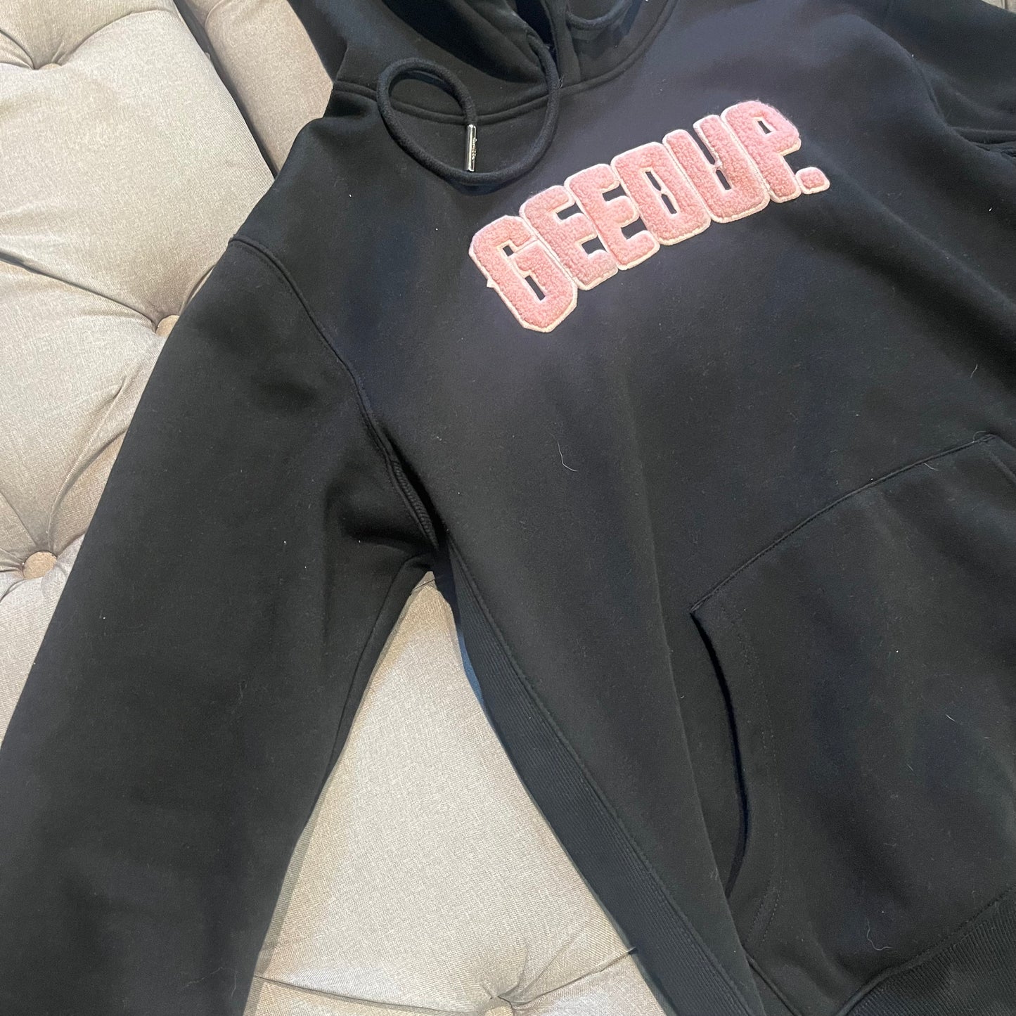 Geedup Play For Keeps Hoodie 'Black Pink' (Second hand)