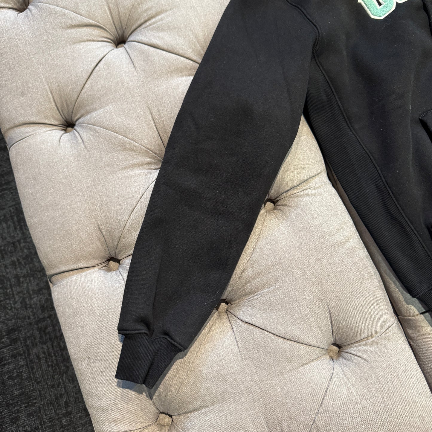 Geedup Play For Keeps Hoodie 'Black Teal' (Second hand)