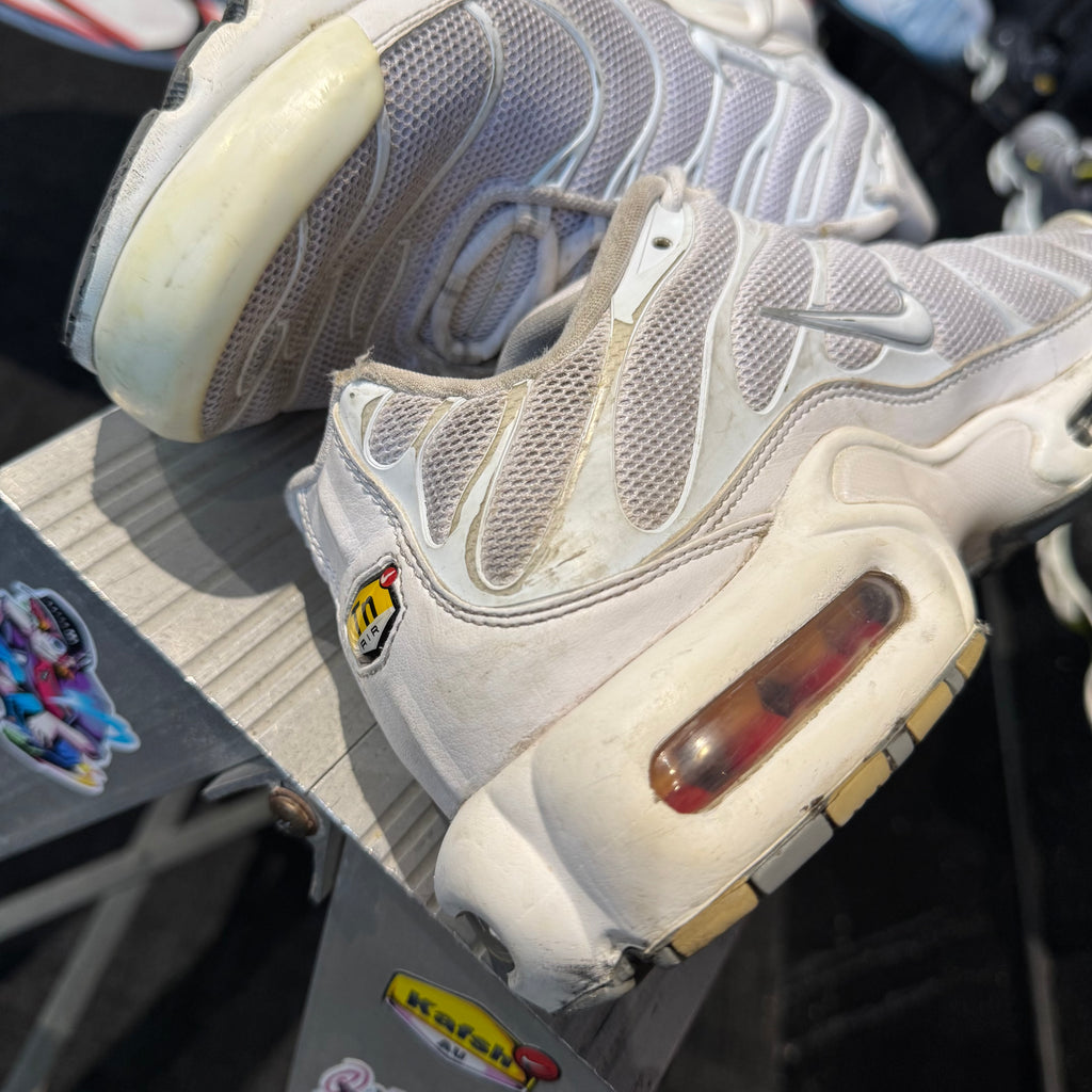 Nike Air Max Plus TN 'Triple White Casper' (Second hand)