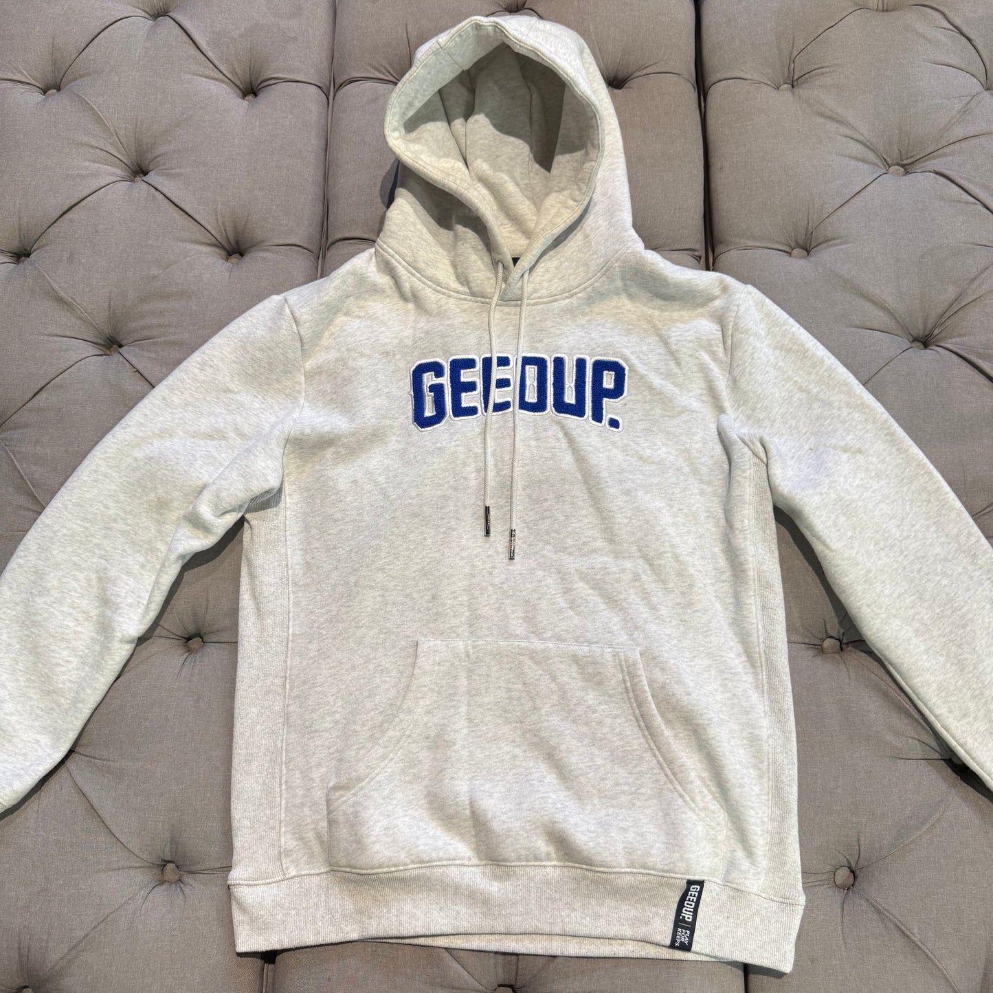 Geedup Play For Keeps Hoodie 'Marle White Blue' (Second hand)