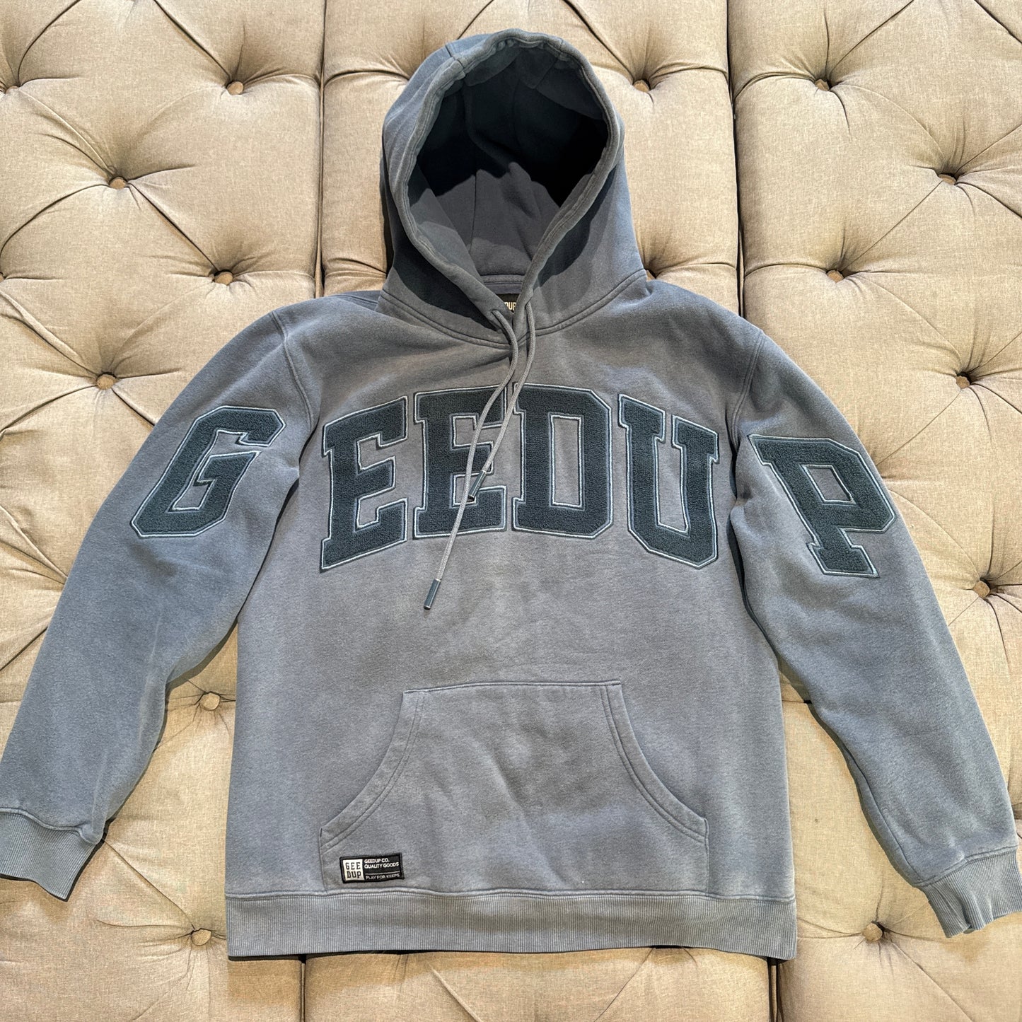 Geedup Team Logo Hoodie 'Deep Blue' (Second hand)