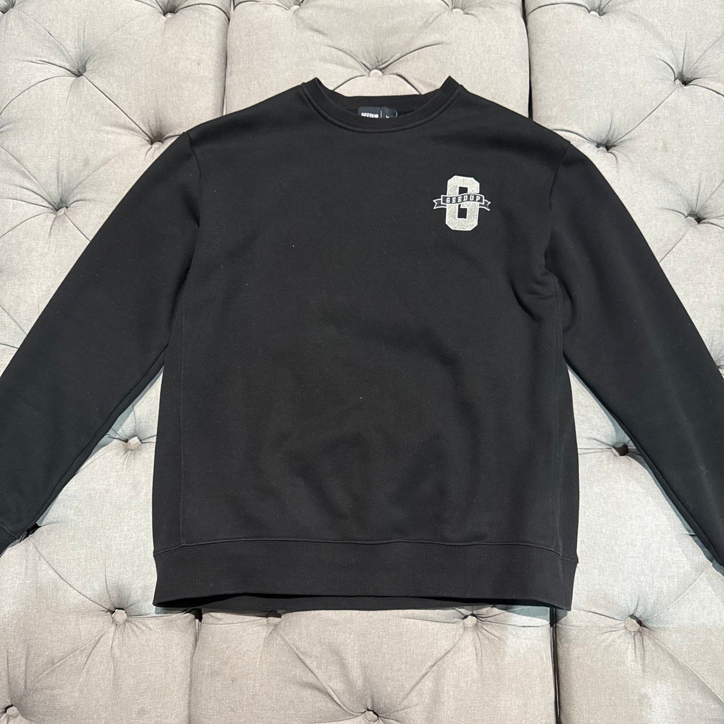 Geedup Us vs Them G Logo Creweck 'Black' (Second hand)