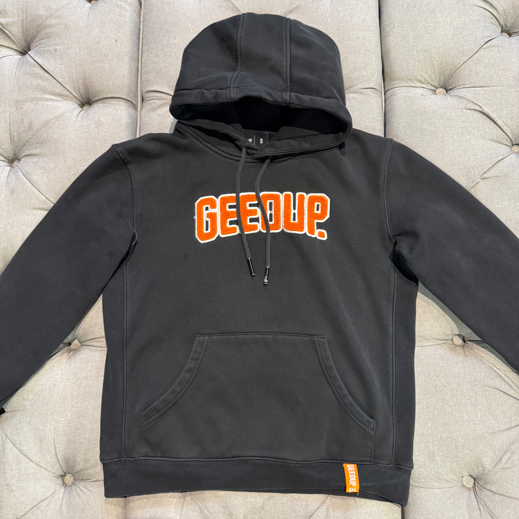 Geedup Play For Keeps Hoodie 'Black Orange' (Second hand)