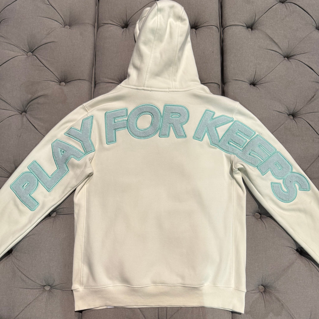 Geedup Play For Keeps Hoodie 'Bone Teal' (Second hand)
