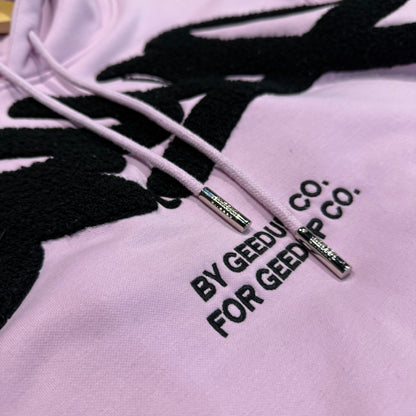Geedup Handstyle Hoodie 'Lavender Black' (Second hand)