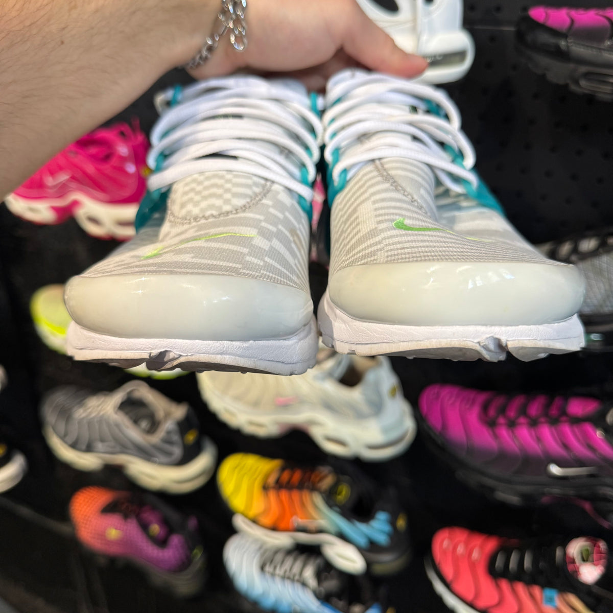 Nike Air Presto 'White Lime Glow Aquamarine' (Second hand)