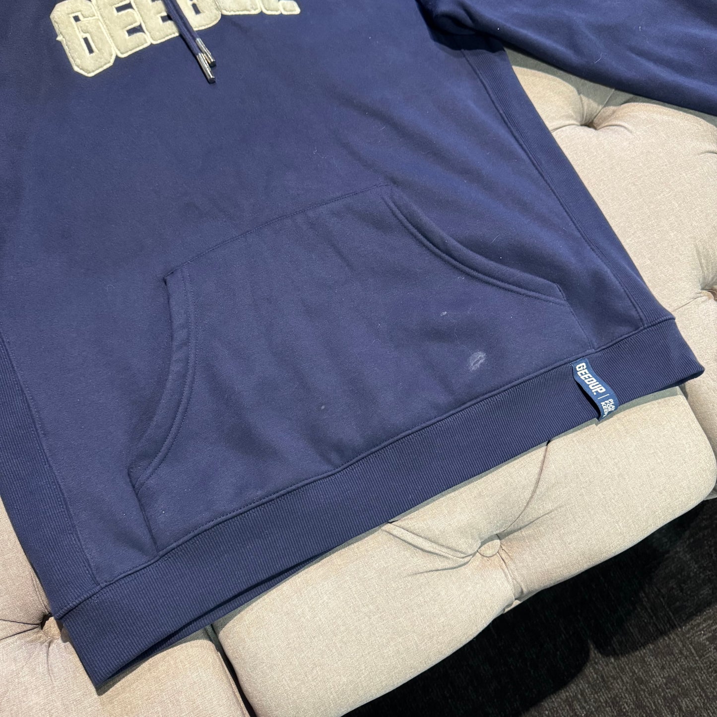 Geedup Play For Keeps Hoodie 'Navy White' (Second hand)