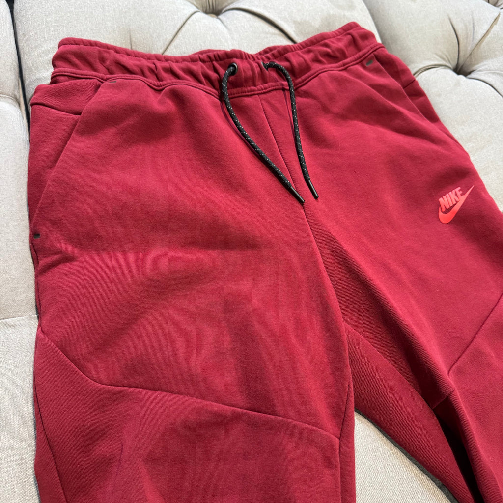 Nike Tech Fleece Pants 'Team Red Dark Maroon' (Second hand)