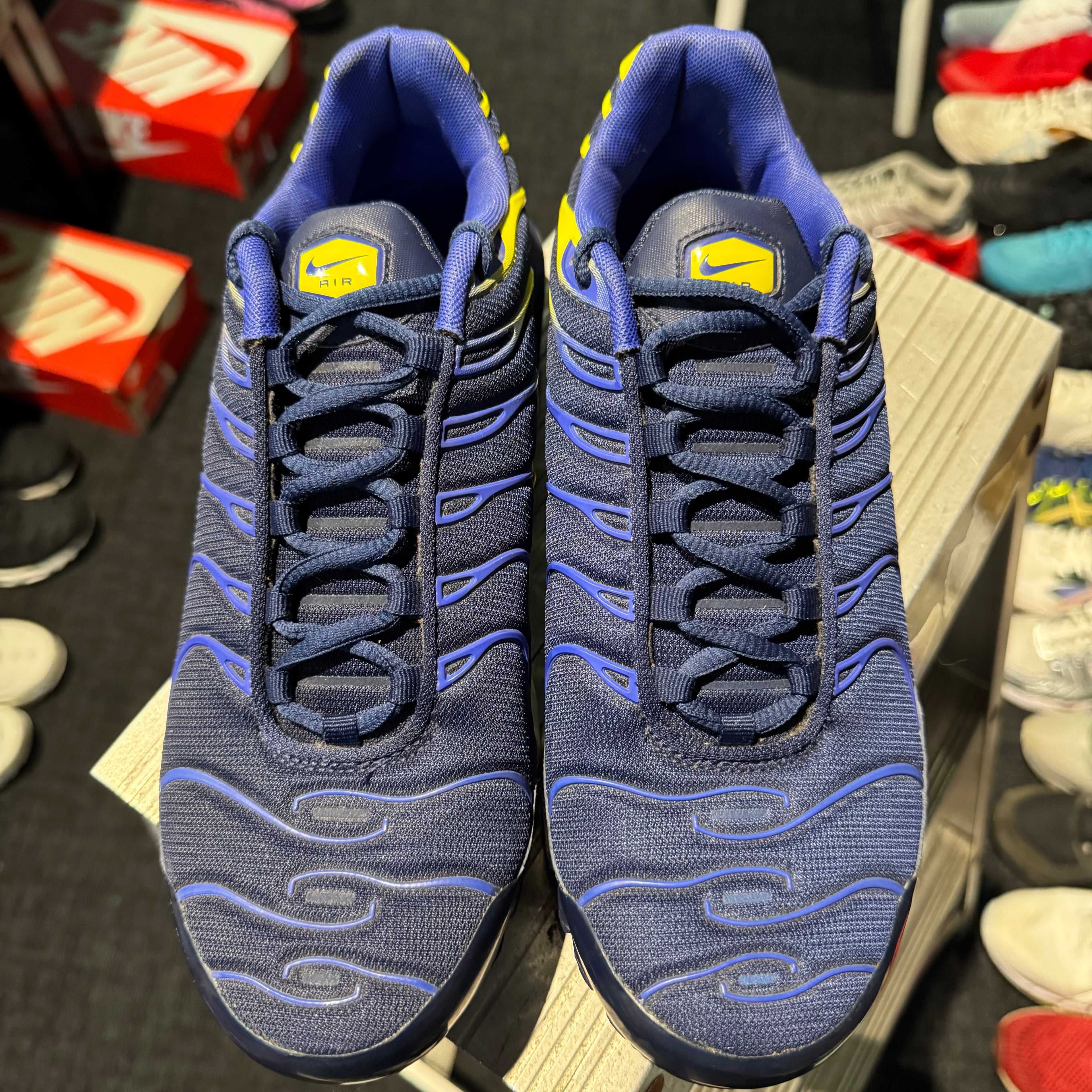 Nike Air Max Plus TN 'Binary Blue Electric Lime' (2016) (Second hand)