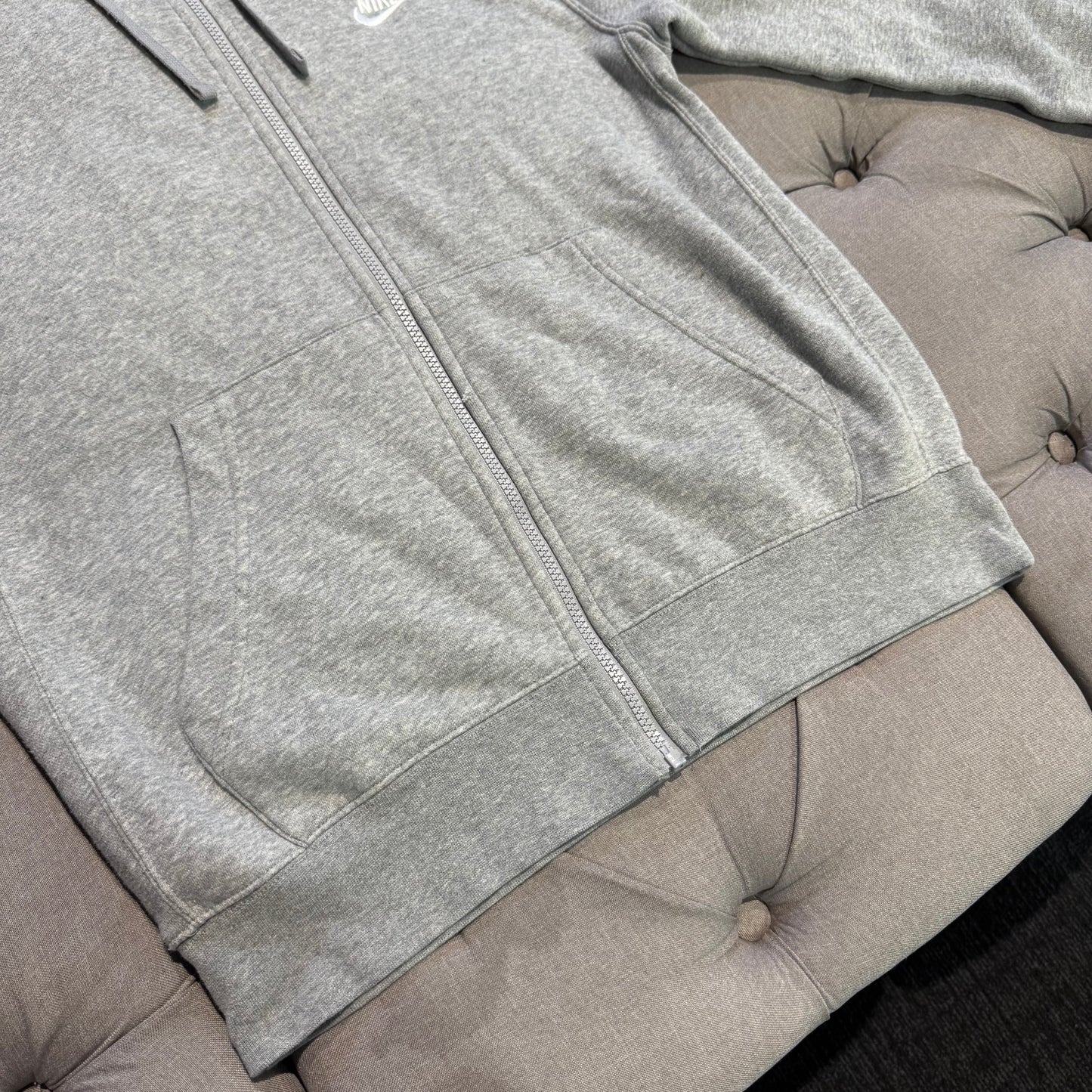 Nike Club Fleece Full Zip Jacket 'Grey' (Second hand)