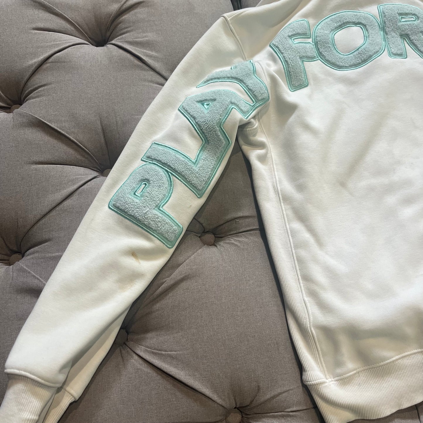 Geedup Play For Keeps Hoodie 'Bone Teal' (Second hand)