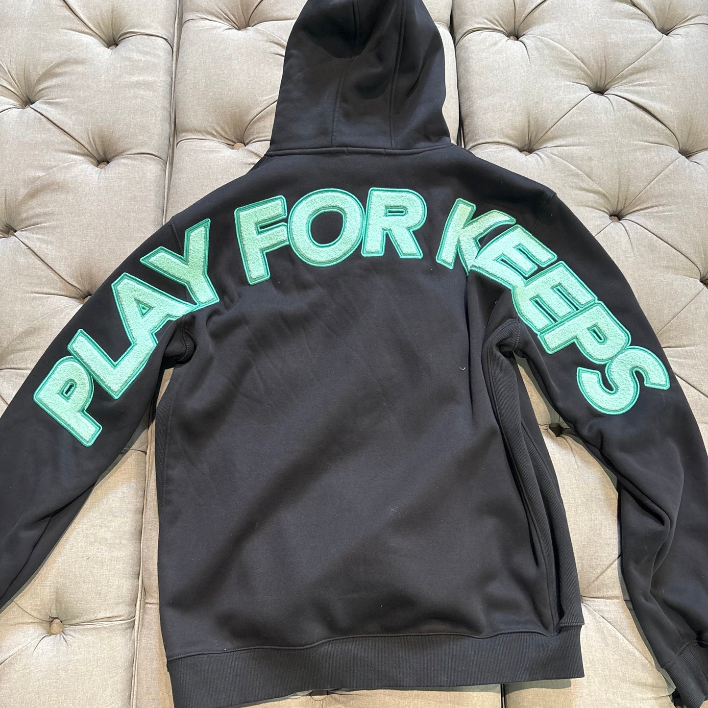 Geedup Play For Keeps Hoodie 'Navy Teal' (Second hand)