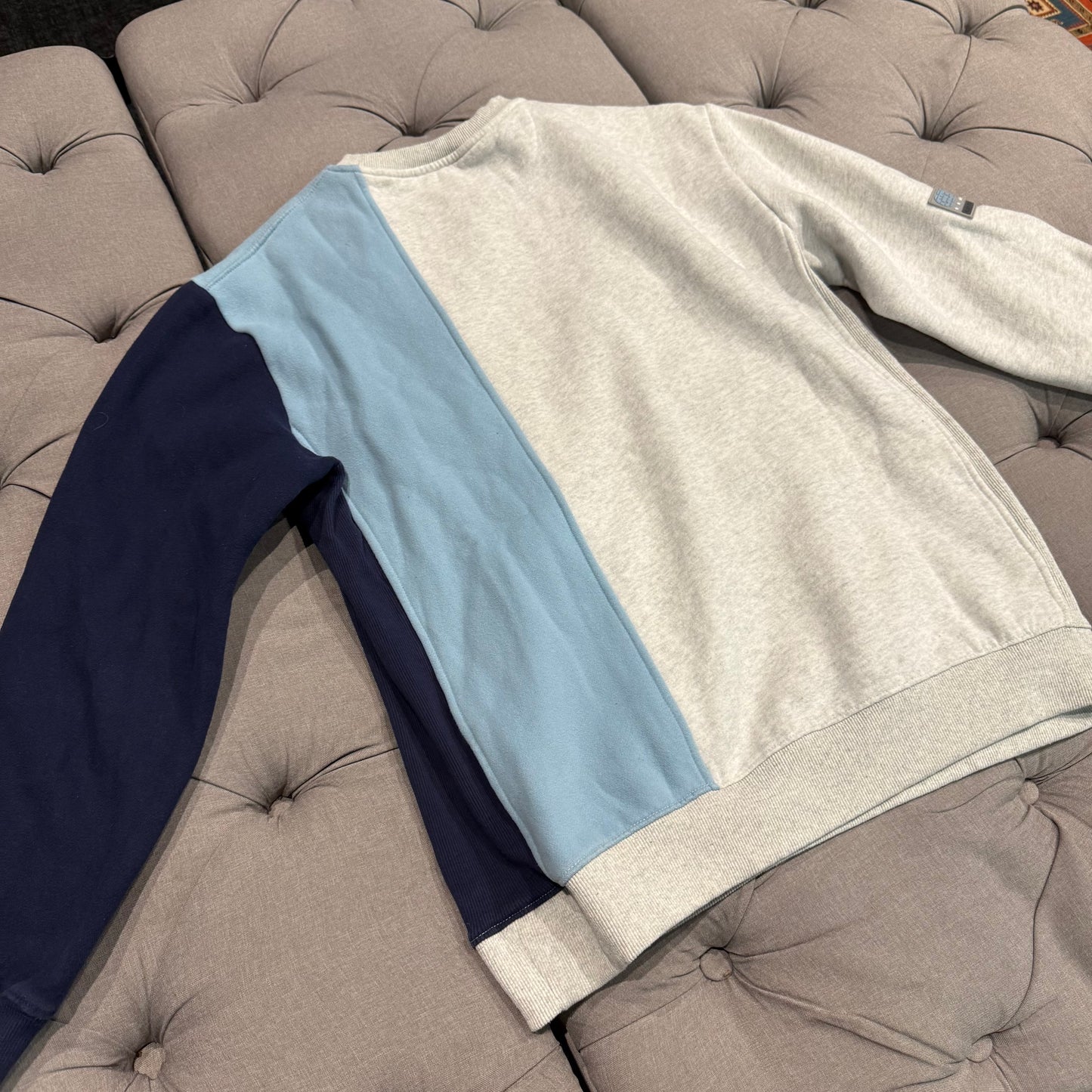 Geedup Sportsman Crewneck 'White Marle Blue' (Second hand)