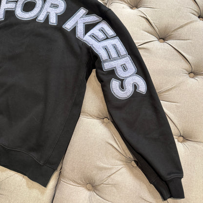 Geedup Play For Keeps Hoodie 'Black Purple' (Second hand)