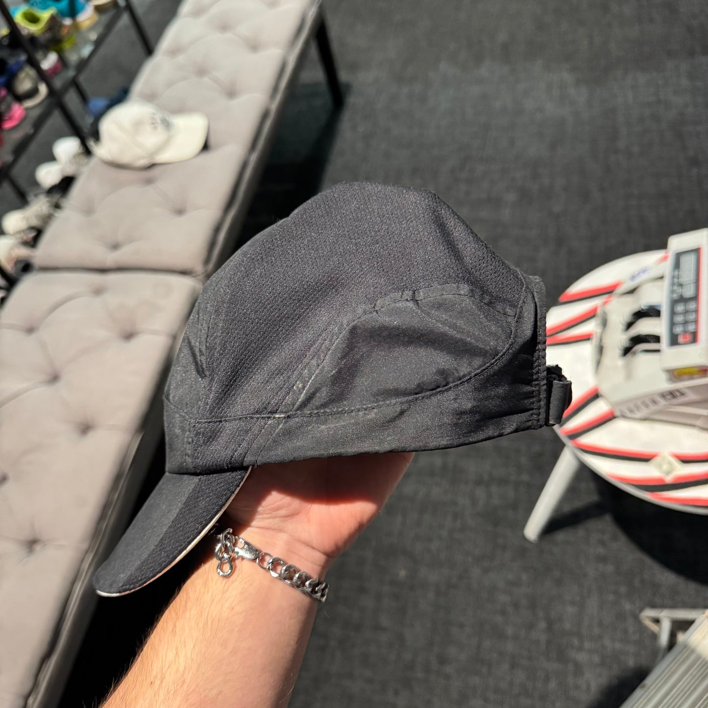 Nike Featherlight Cap 'Black White ' (Second hand)