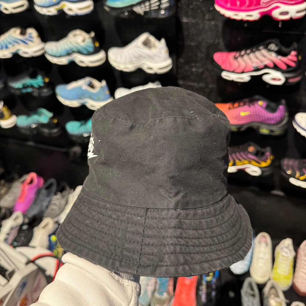 Nike Japanese Swoosh Bucket Hat 'Black White' (Second Hand)