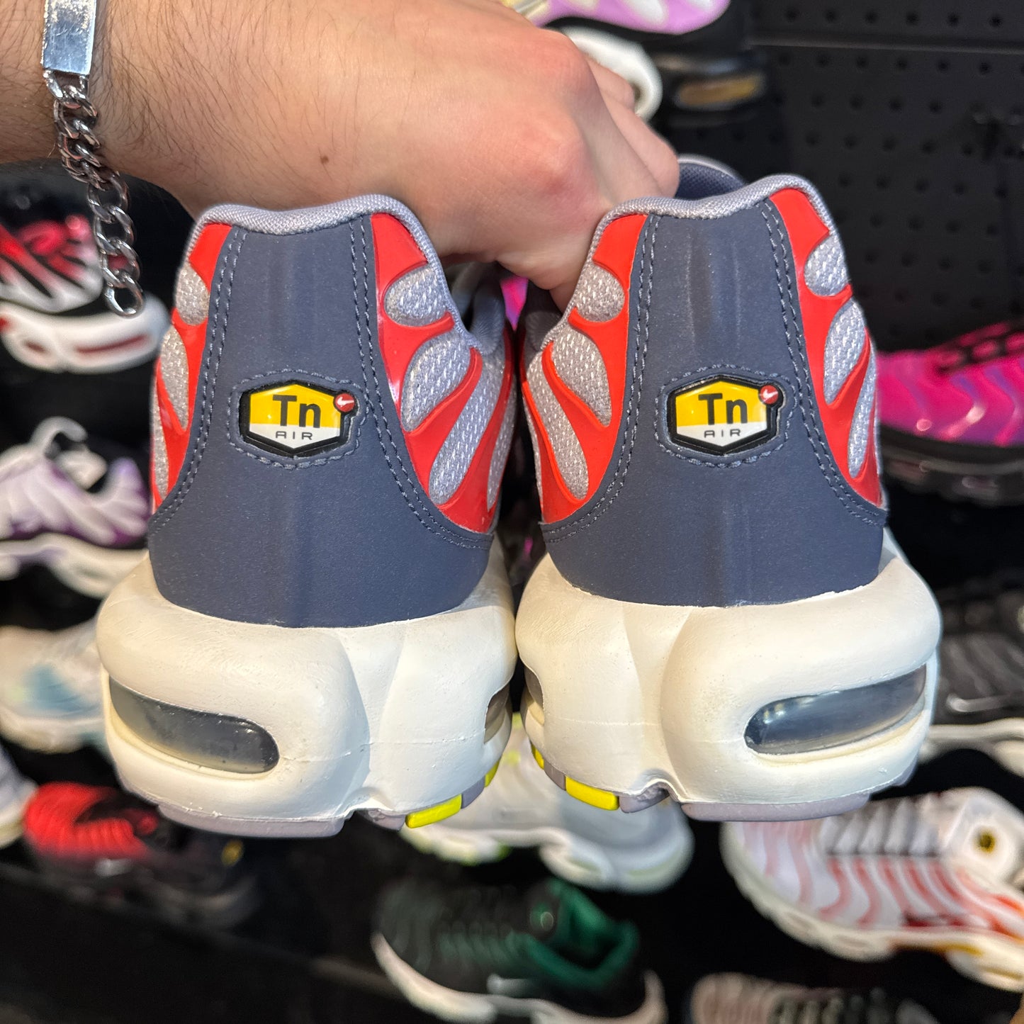 Nike Air Max Plus TN 'Cement Grey Red White' (Brand New)