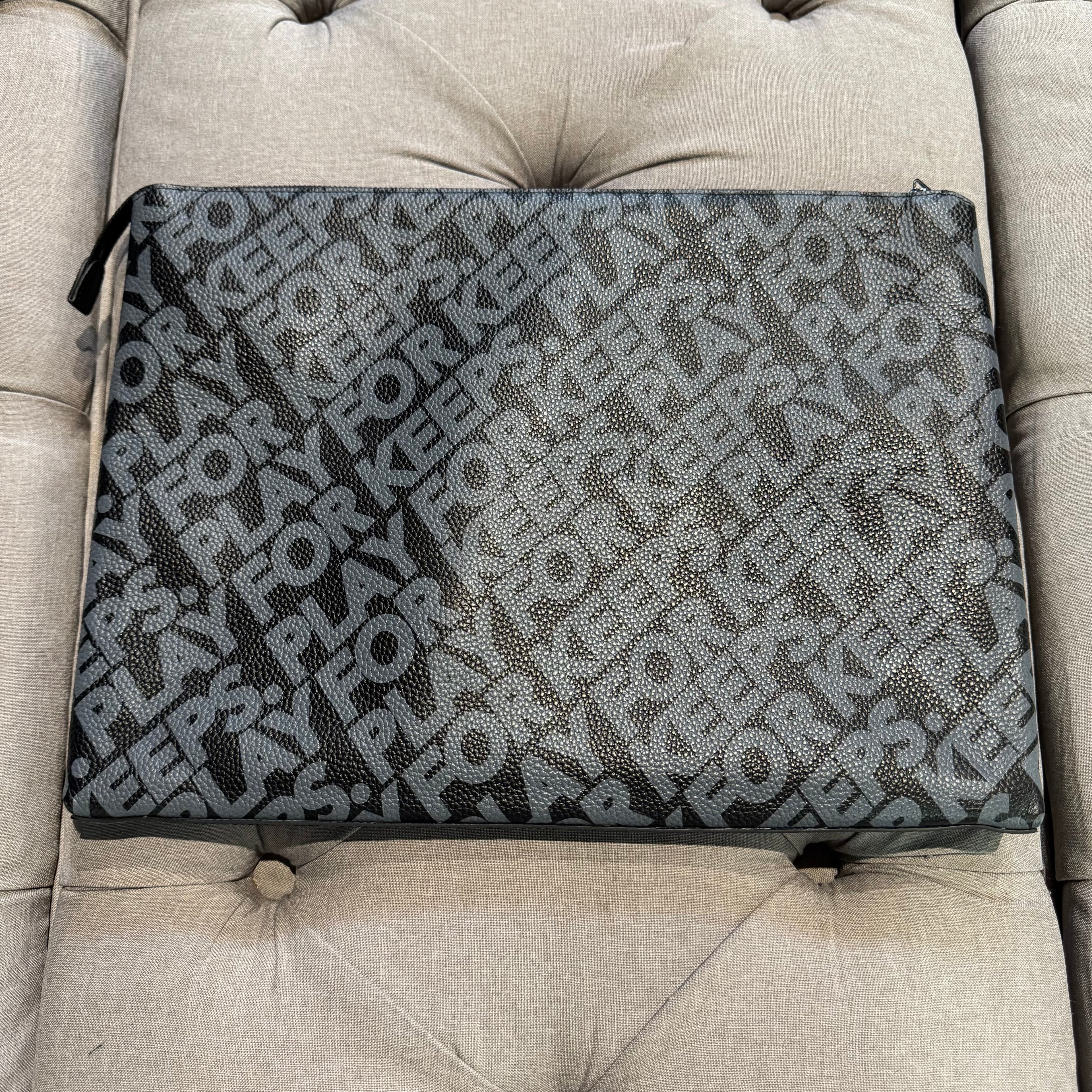 Geedup Blue Handstyle Leather Laptop Case (Unreleased) (Second hand)