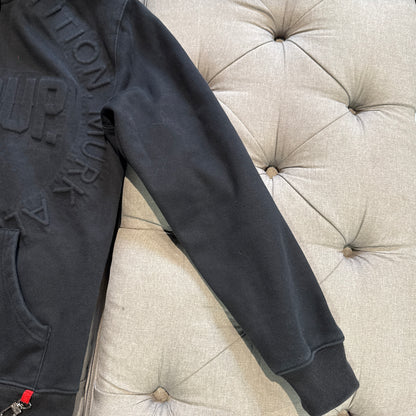 Geedup Embossed Logo Hoodie 'Blackout' (Second hand)